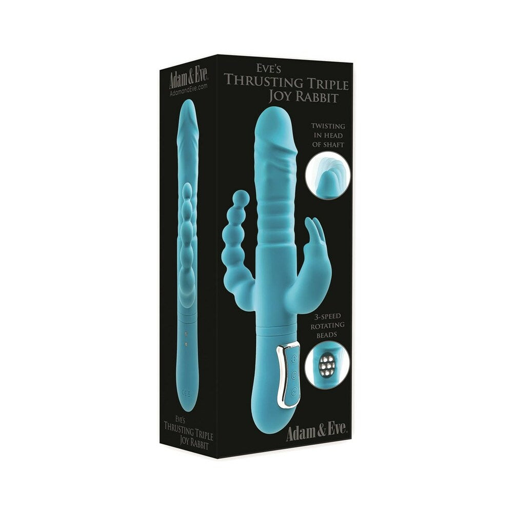 Adam & Eve Eve''s Thrusting Triple Joy Rabbit