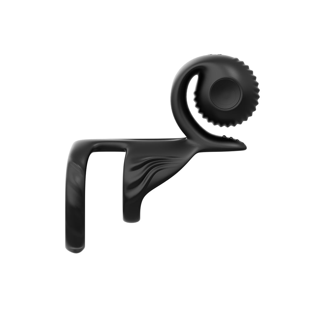 SVibe Snail Jovi Lite Couples Ring Black