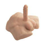 SILEX-D Apollo S Torso with 7 in. Liquid Silicone Model 2 Dildo Vanilla