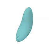 Spectrum Essentials Rechargeable Silicone Compact External Vibrator Blue