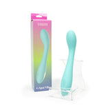Spectrum Essentials Rechargeable Silicone G-Spot Vibrator Blue