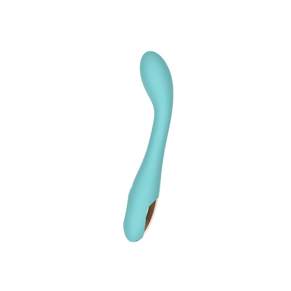 Spectrum Essentials Rechargeable Silicone G-Spot Vibrator Blue