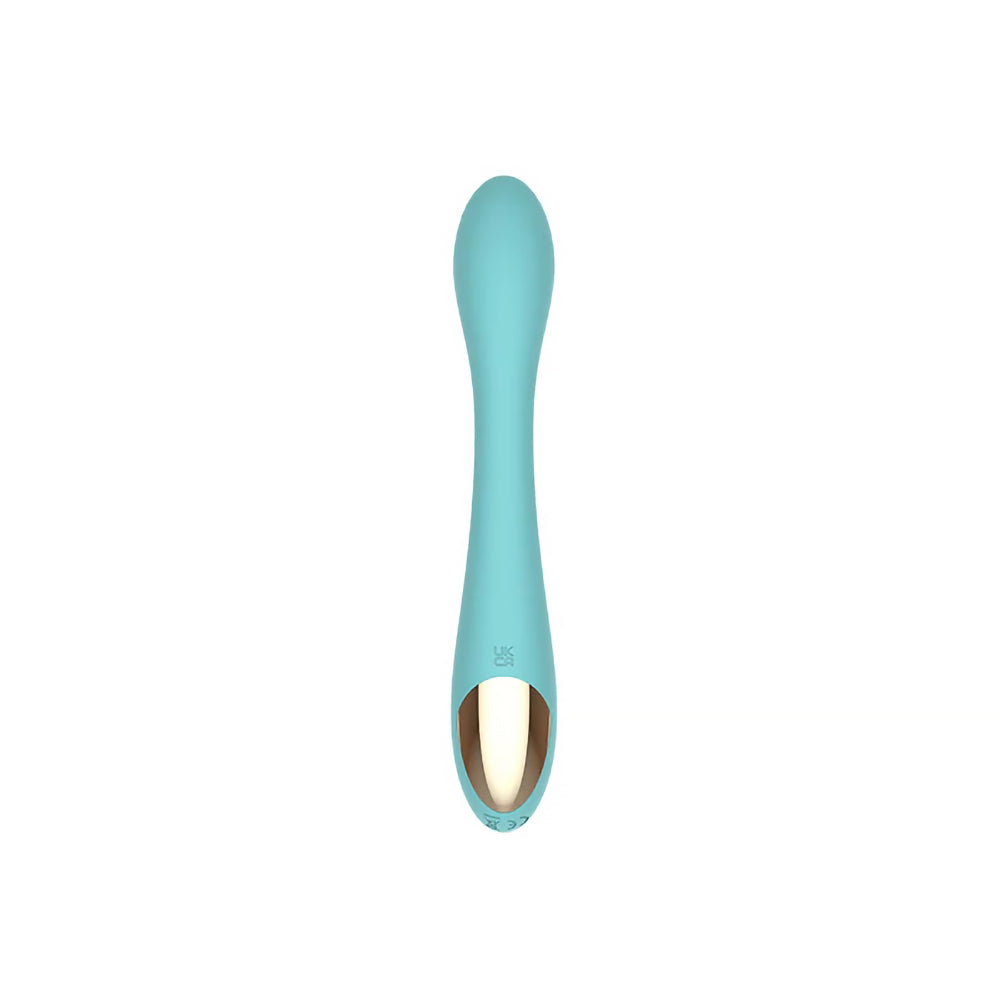 Spectrum Essentials Rechargeable Silicone G-Spot Vibrator Blue