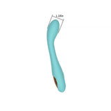 Spectrum Essentials Rechargeable Silicone G-Spot Vibrator Blue