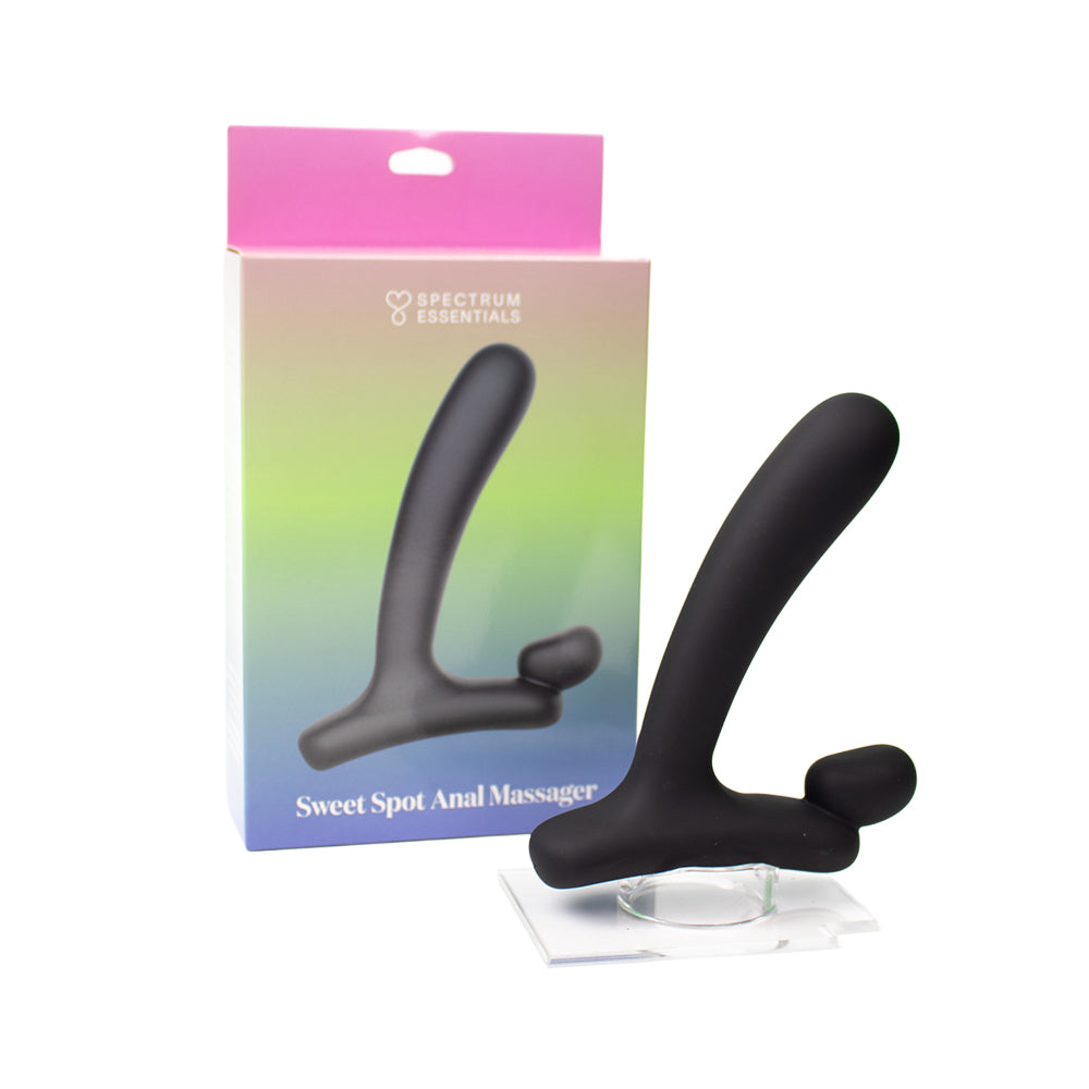 Spectrum Essentials Sweet Spot Dual Motor Rechargeable Silicone Slim Anal Vibe