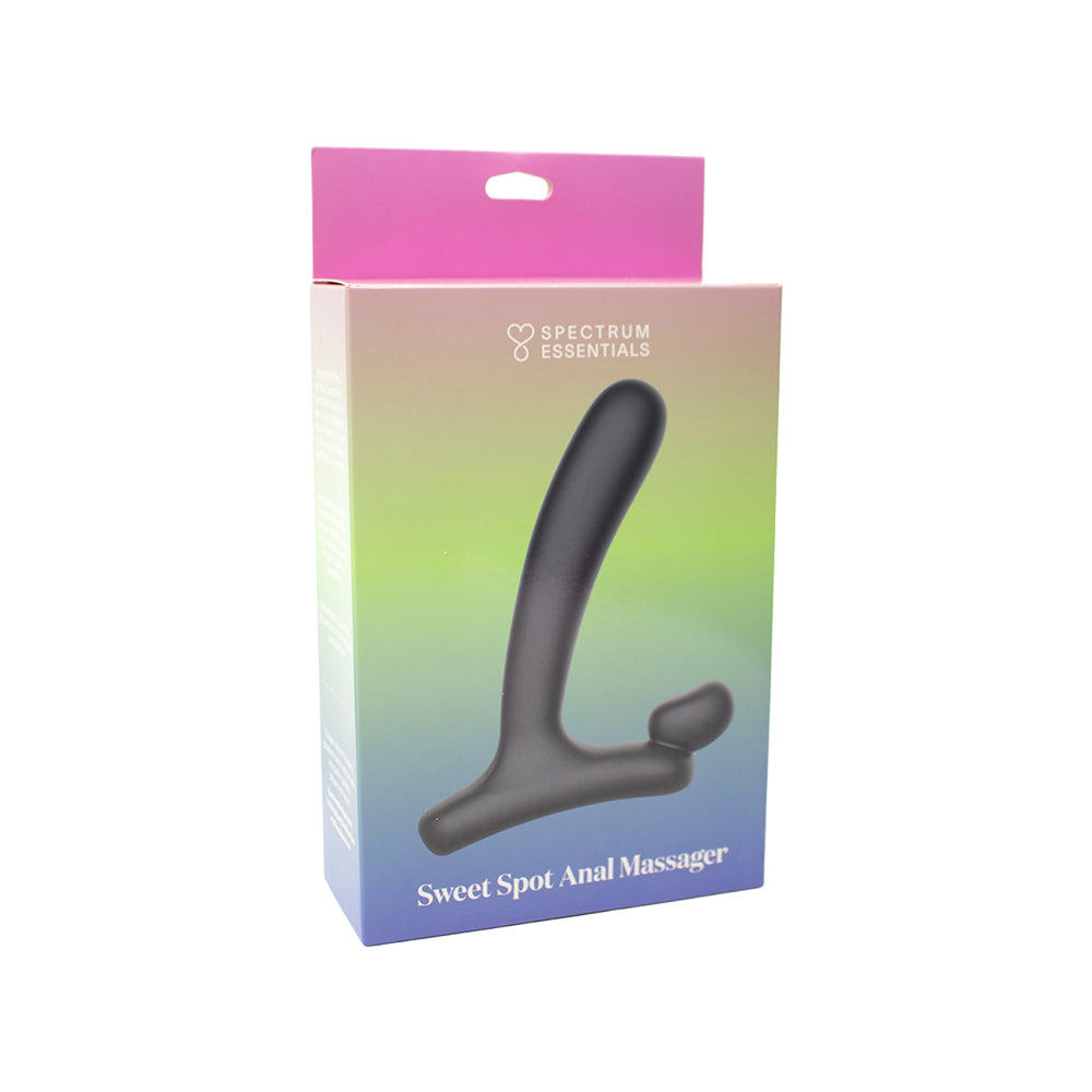 Spectrum Essentials Sweet Spot Dual Motor Rechargeable Silicone Slim Anal Vibe