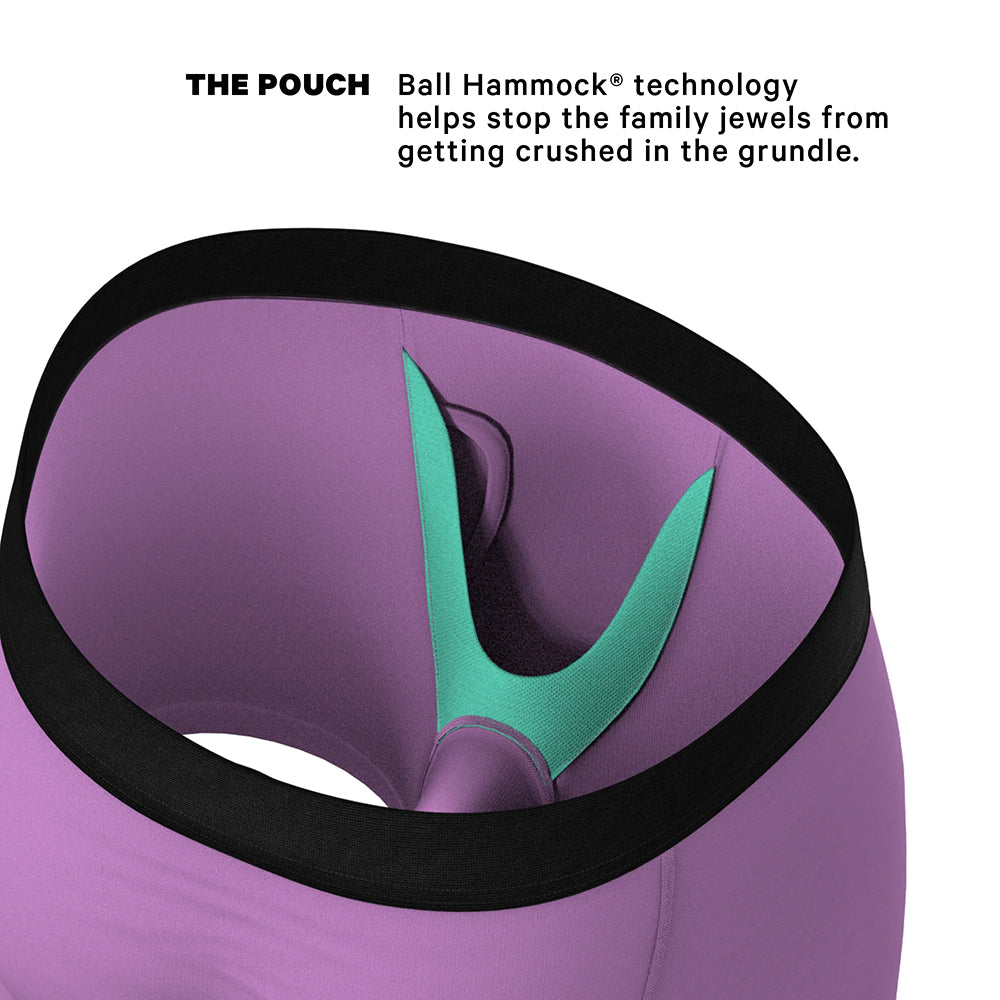 Shinesty The Double Entendre Eggplant Ball Hammock Pouch Underwear with Fly 5XL