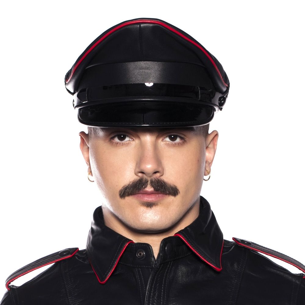 Prowler RED Military Cap Black/Red 61cm (XL)
