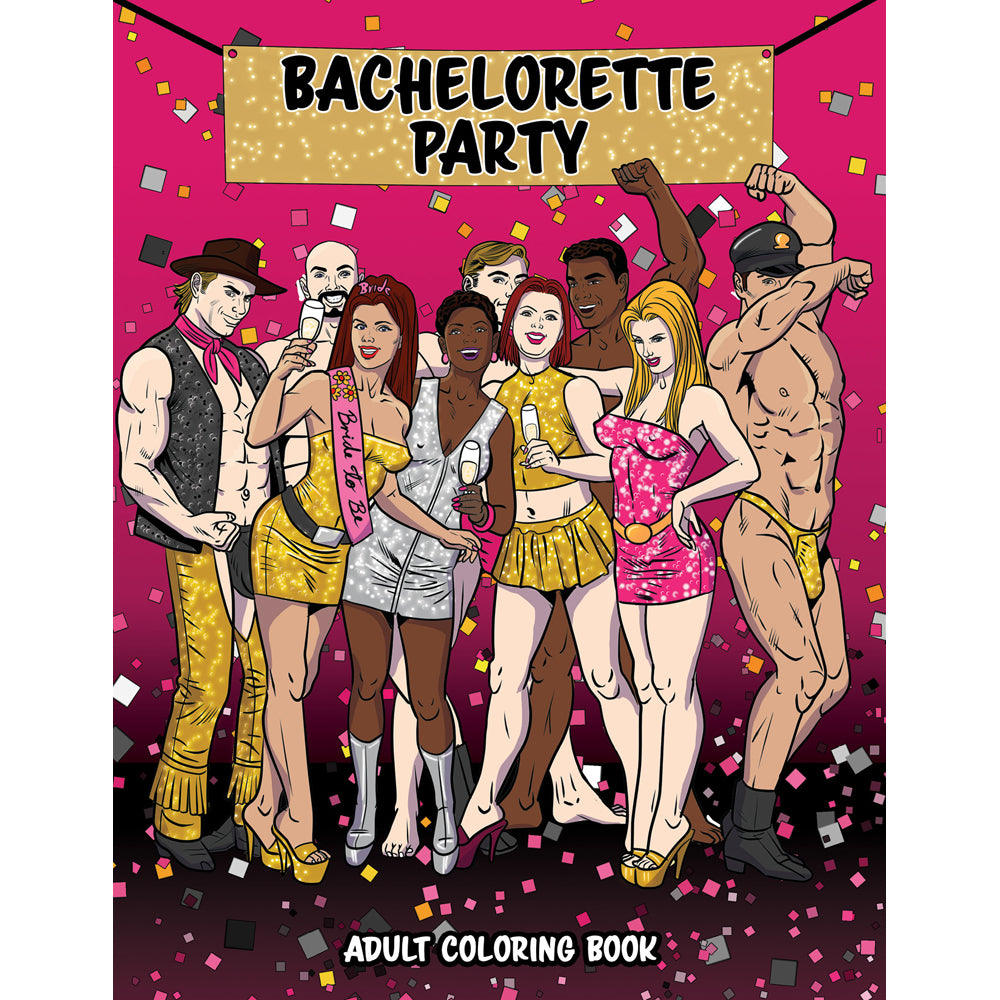 Bachelorette Party Coloring Book