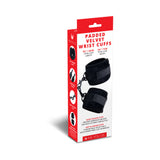 Me You Us Padded Velvet Wrist Cuffs