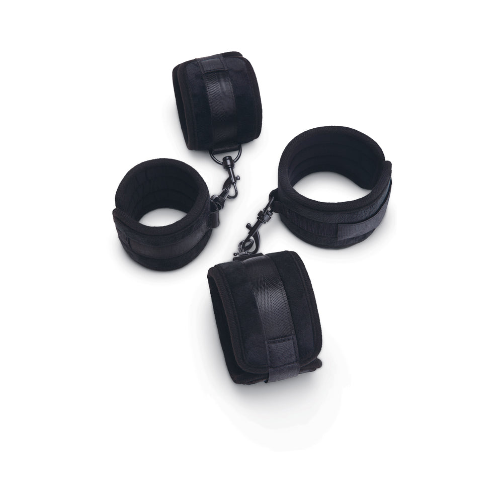Me You Us Padded Velvet Wrist and Ankle Cuff Set