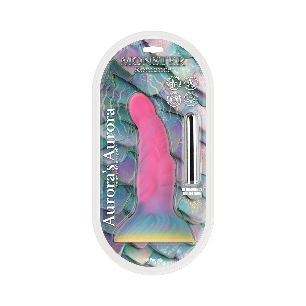 Monster Romance Auroras Aura Dildo with Multi-Speed Bullet