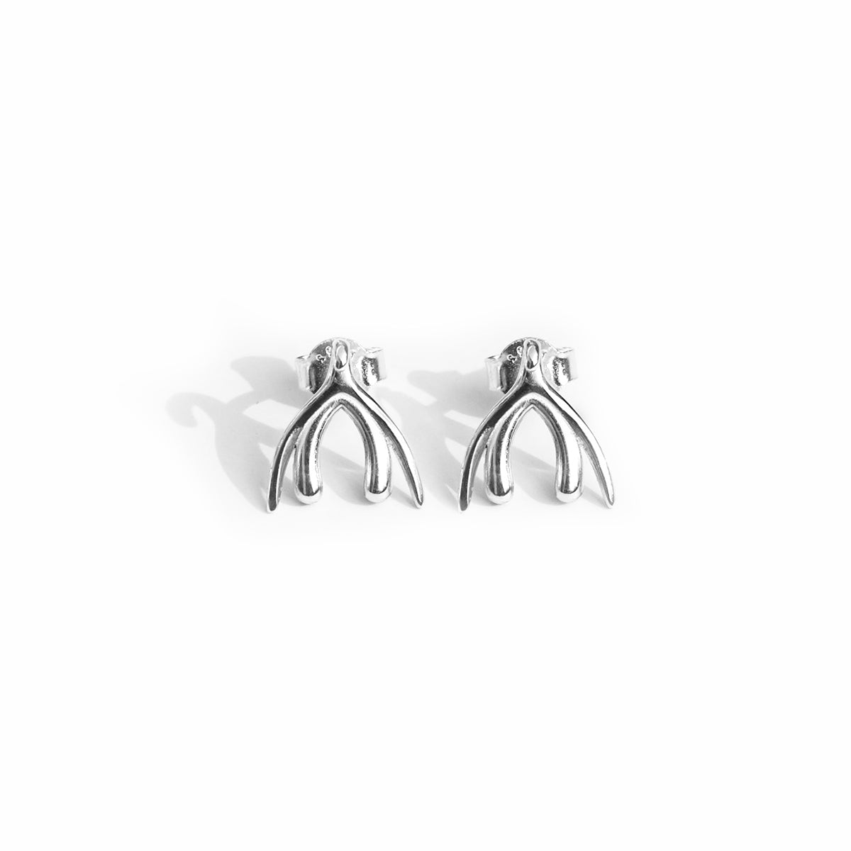 Biird Clit Earrings Silver