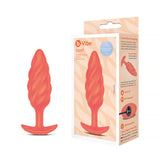 b-Vibe Swirl Texture Plug Orange