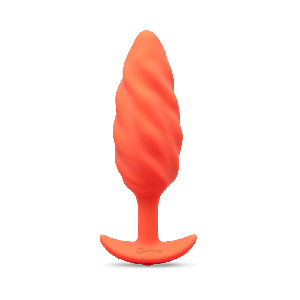 b-Vibe Swirl Texture Plug Orange