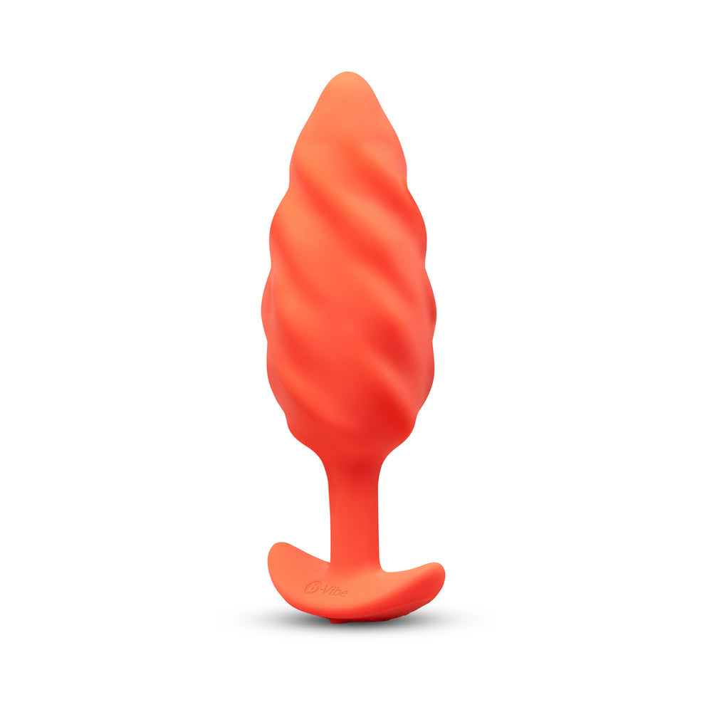 b-Vibe Swirl Texture Plug Orange