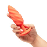 b-Vibe Swirl Texture Plug Orange
