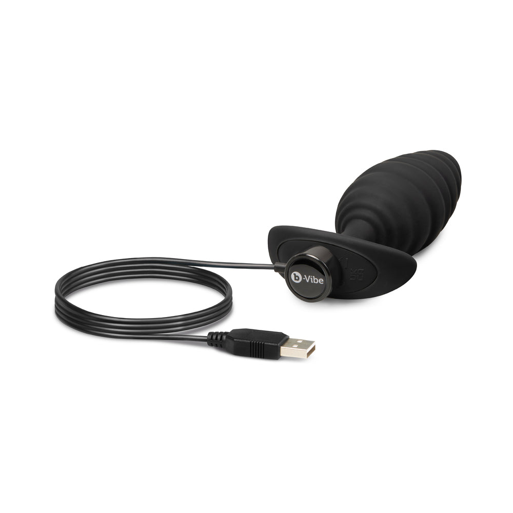 b-Vibe Twist Texture Plug Black