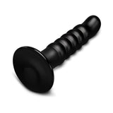 b-Vibe Krush 9.5 in. Curved & Ribbed Dildo with Suction Cup