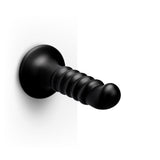b-Vibe Krush 9.5 in. Curved & Ribbed Dildo with Suction Cup