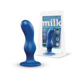 b-Vibe Milk 8.5 in. Curved Anal Trainer with Tapered Tip and Suction Cup
