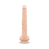 b-Vibe Bone 17 in. Deep-Insert Dildo with Realistic Balls and Suction Cup