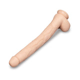 b-Vibe Bone 17 in. Deep-Insert Dildo with Realistic Balls and Suction Cup