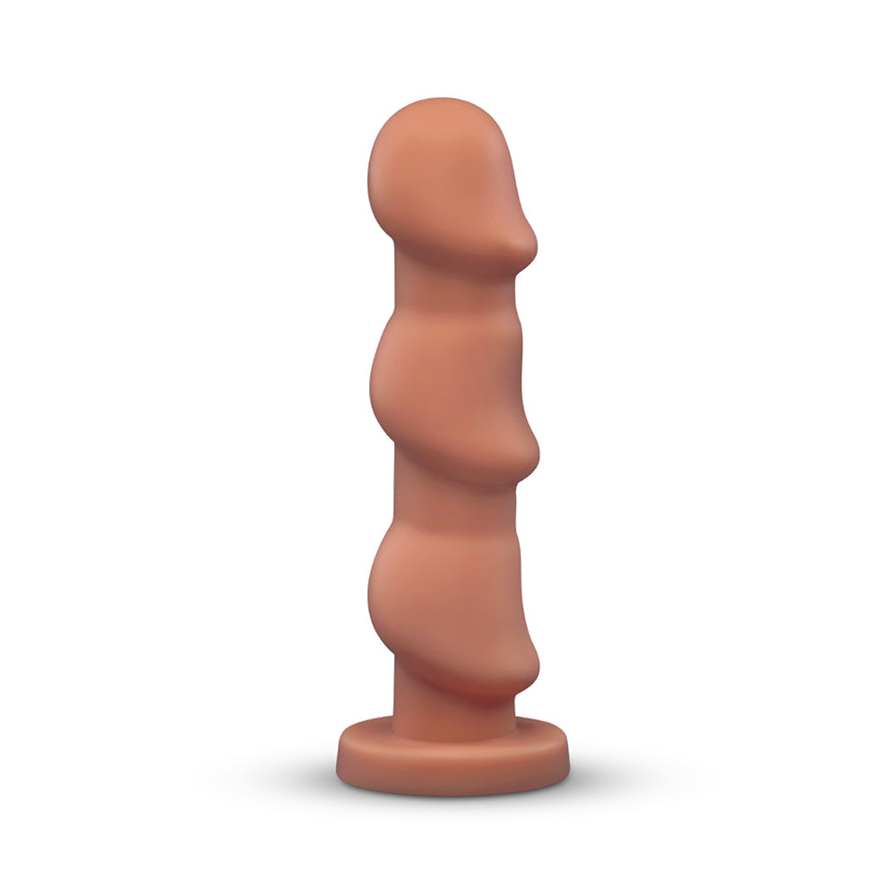b-Vibe Headz 10.5 in. Multi-Bulb Dildo with Flared Base