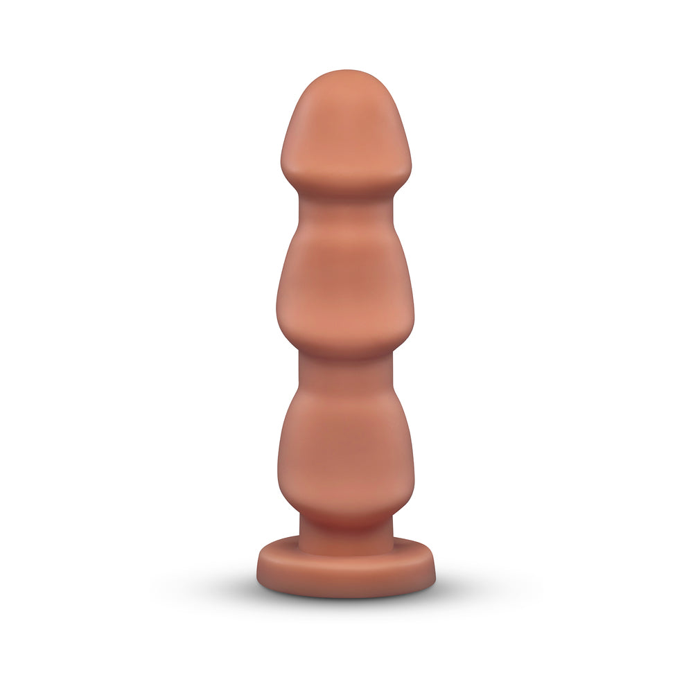 b-Vibe Headz 10.5 in. Multi-Bulb Dildo with Flared Base