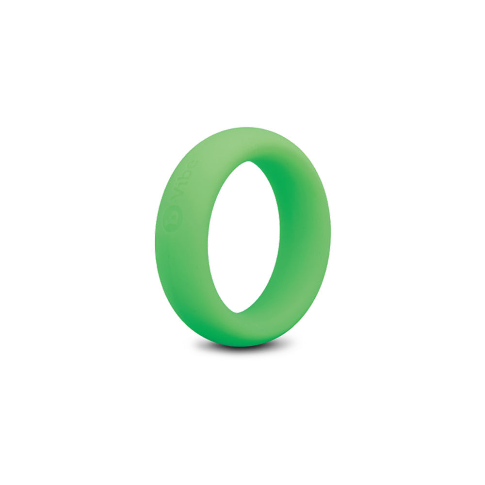 b-Vibe Snug Ring 45mm Snug Fit Silicone C-Ring Green