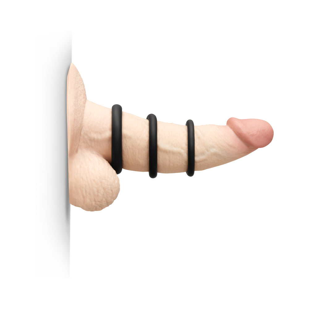b-Vibe Snug Ring Lite 3-Pack Snug Fit Silicone C-Ring