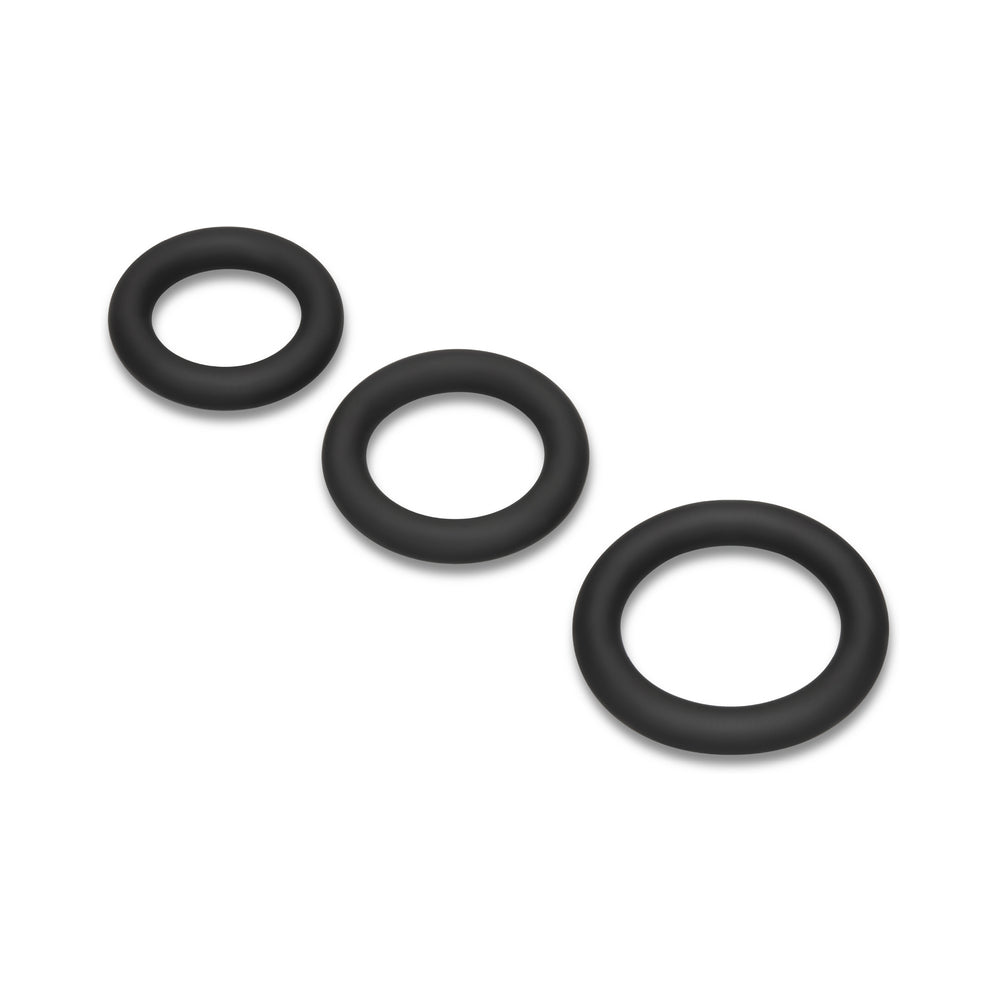 b-Vibe Snug Ring Swole 3-Pack Snug Fit Thick Silicone C-Ring