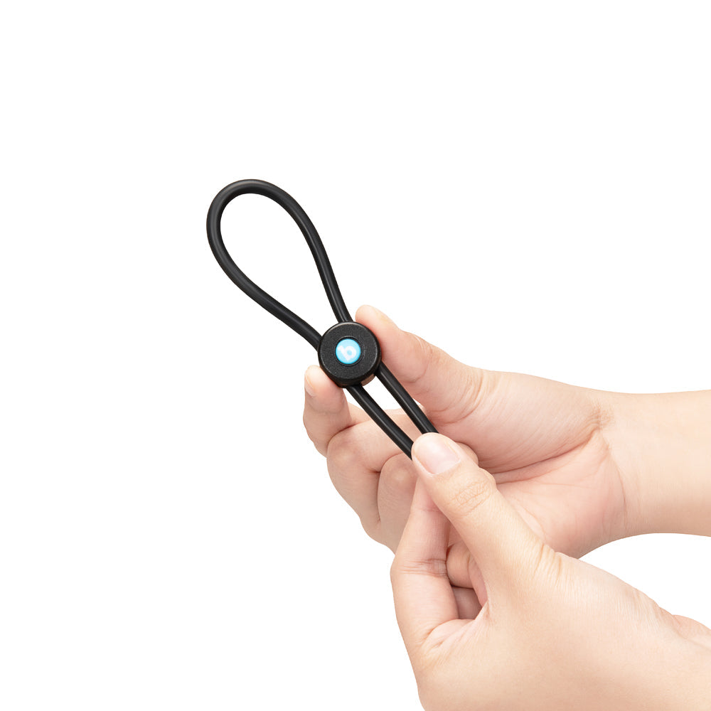 b-Vibe Lasso Grip Fully Adjustable Silicone C-Ring