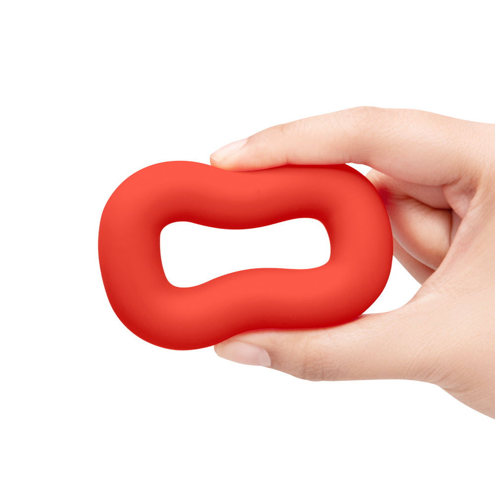 b-Vibe Flex Ring Bulk Silicone C-Ring Red