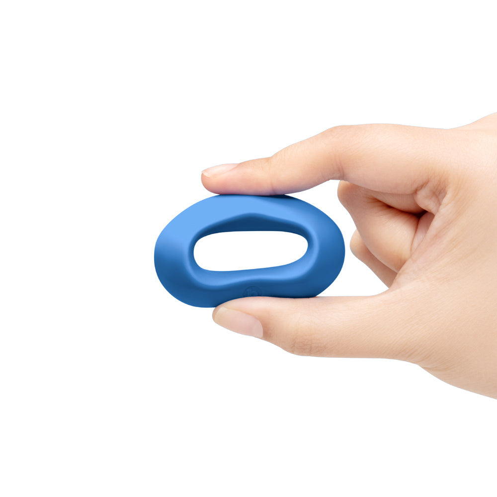 b-Vibe Flex Ring Delta Silicone C-Ring Blue