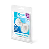 b-Vibe Strech-Tech Double Barrel Ultra Stretchy C-Ring & Ball Stretcher