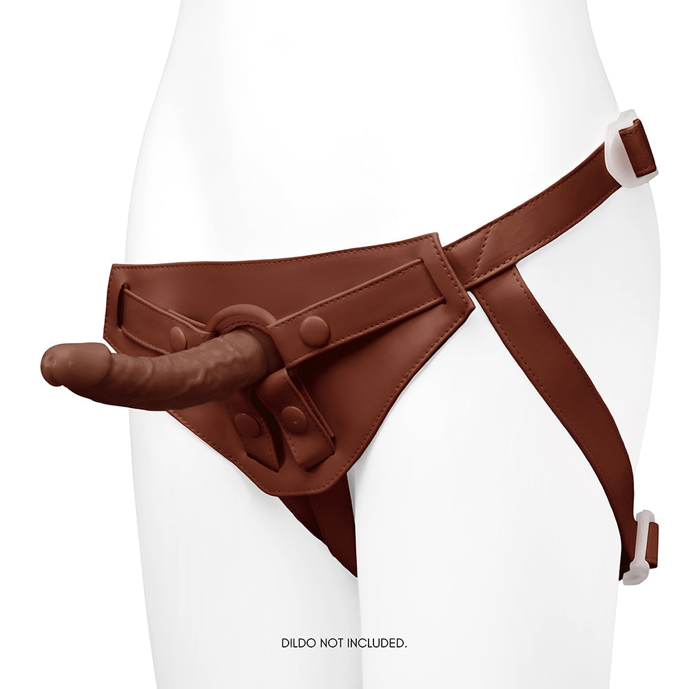 Together Tones NudeFit FlexCurv Strap-On Harness Dark