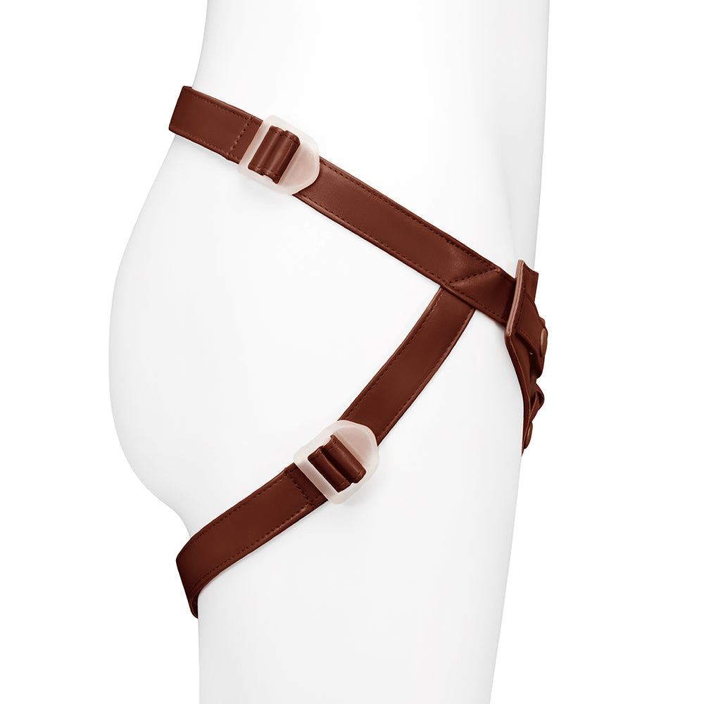 Together Tones NudeFit FlexCurv Strap-On Harness Dark