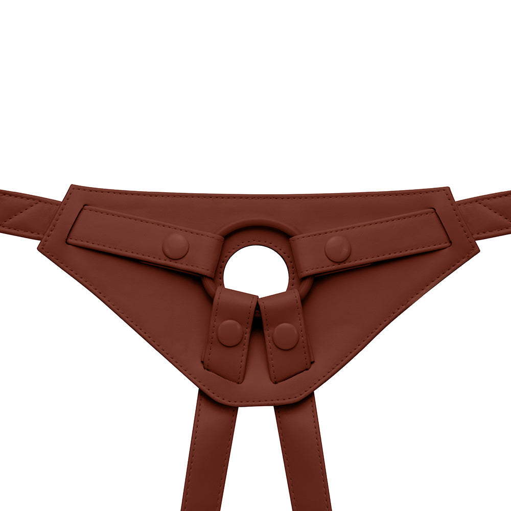 Together Tones NudeFit FlexCurv Strap-On Harness Dark