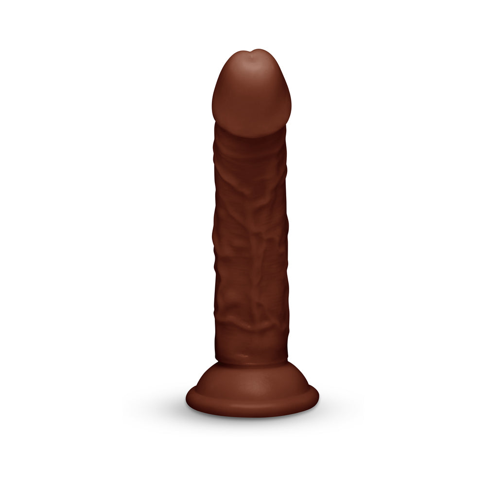 Together Toy 6.75 in. Realistic Dildo Dark