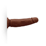 Together Tones 7.75 in. Realistic Dildo Dark