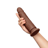 Together Tones 7.75 in. Realistic Dildo Dark