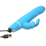 BANG! Silicone Rabbit Vibrator Blue