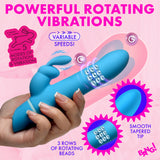 BANG! Silicone Rabbit Vibrator Blue