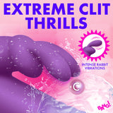 BANG! Silicone Rabbit Vibrator Purple