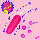 BANG! Silicone Vibrating Egg Pink