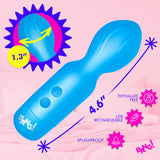 BANG! Vibrating Silicone Mini Wand Blue