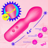 BANG! Vibrating Silicone Mini Wand Pink