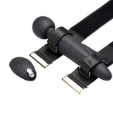 Master Series Thunderstick Thigh Strap Vibrating Wand with Harness