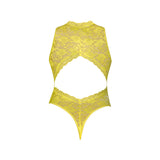 Magic Silk Daffodil Dreams Teddy with Snap Crotch Yellow S/M